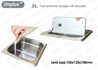 Bentch Top Stainless Steel 2liter Ultrasonic Cleaner Bath Household Gunakan Sterilize