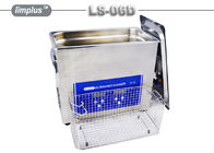 LS - 06D 6.5 Liter Tabung Pipa Digital Ultrasonic Cleaner Machine / Ultrasonic Cleaning Bath Lab Use