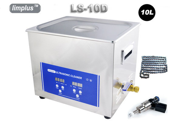 Limplus Bicycle Chain Injector Table Ultrasonic Cleaner Terbesar Dengan Heater, 10 Liter Digital Ultrasonic Cleaner 200w