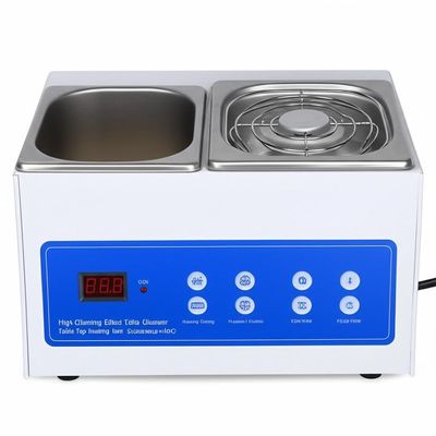 High Cleaning Effect Table Top Ultrasonic Cleaner with Heating Setting 0-80C