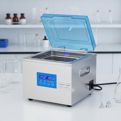 2.5L Kapasitas Tangki Pembersih Pembersih Ultrasonik Meja Atas Dengan Tingkat Kebisingan Rendah Cocok untuk Laboratorium dan Industri