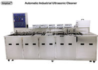 Mesin Pembersih Ultrasonik Industri Multi Tank dengan Sistem Pengeringan Pembilasan untuk Pengurang Minyak