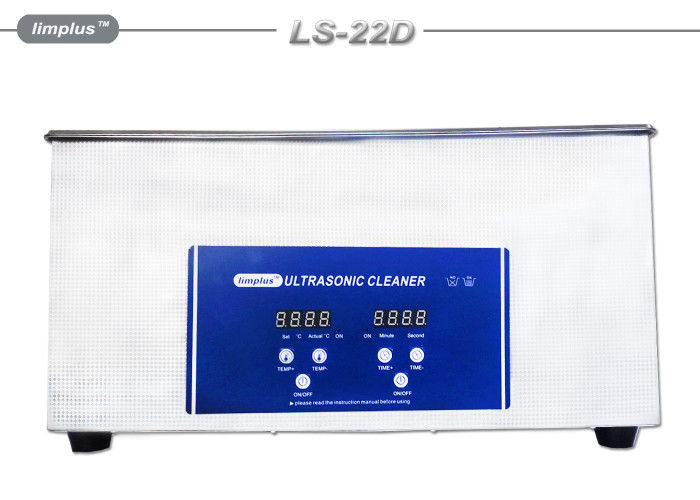 Portable High Frequency Ultrasonic Cleaner Instrumen Medis 22liter Capacity