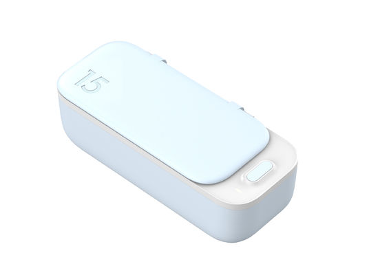 Mini Ultrasonic Cleaner SS Tank 450ml dengan Frekuensi Tinggi untuk Penggunaan Rumah Tangga, Watch Denture Clean